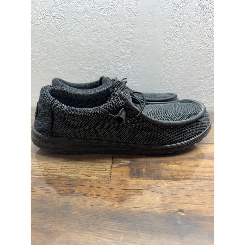 Hey Dude Wally Sox Micro Charcoal Grey Mens Size 13 Slip On Loafers Shoes